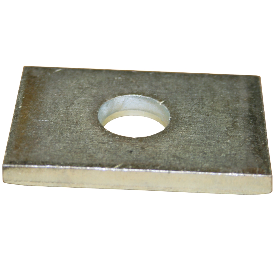 PLAQUE ***1 1/2 X 2'' ** 1/4'', TROU ROND 1/2