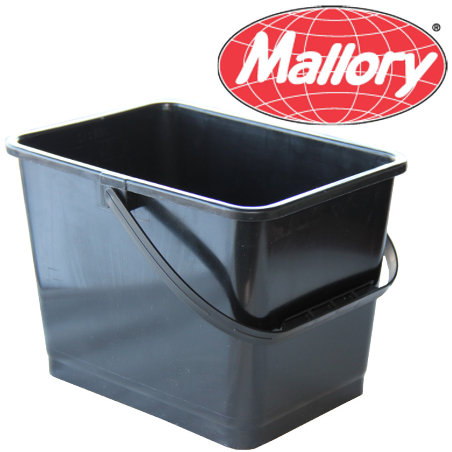 SCEAU DE PLASTIQUE 10 L NOIR