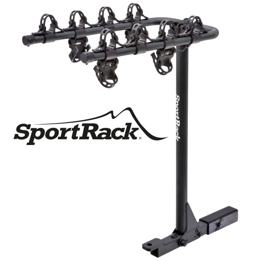 SUPPORT 4 VELOS,NOIR,2''/ BOULE