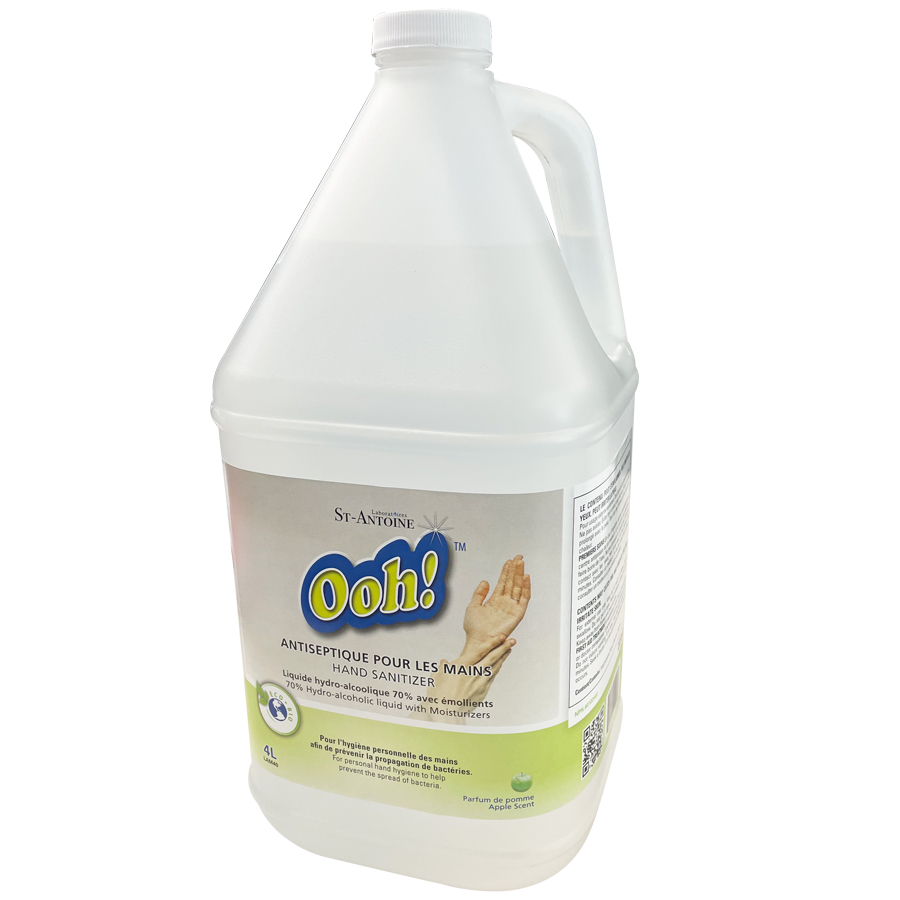 LIQ,HYDRO-ALCOOL.POMME 4 LITRE70%