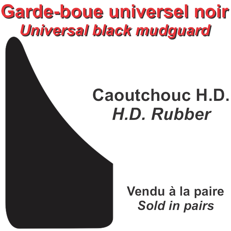 GARDE BOUE CAOUTCHOUC NO IR