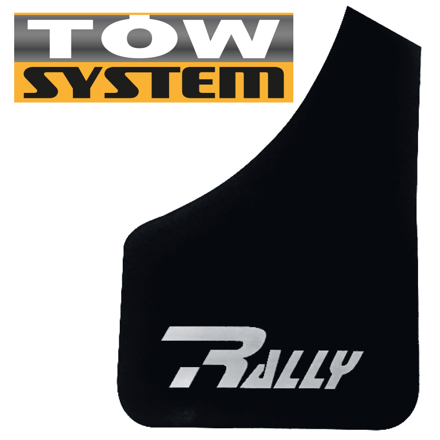 GARDE BOUE,RALLYE.,NOIR 14X11''ETAMPER BLANC