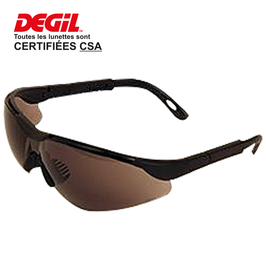 LUNETTE,BRAS NOIR AJUST, GRISE
