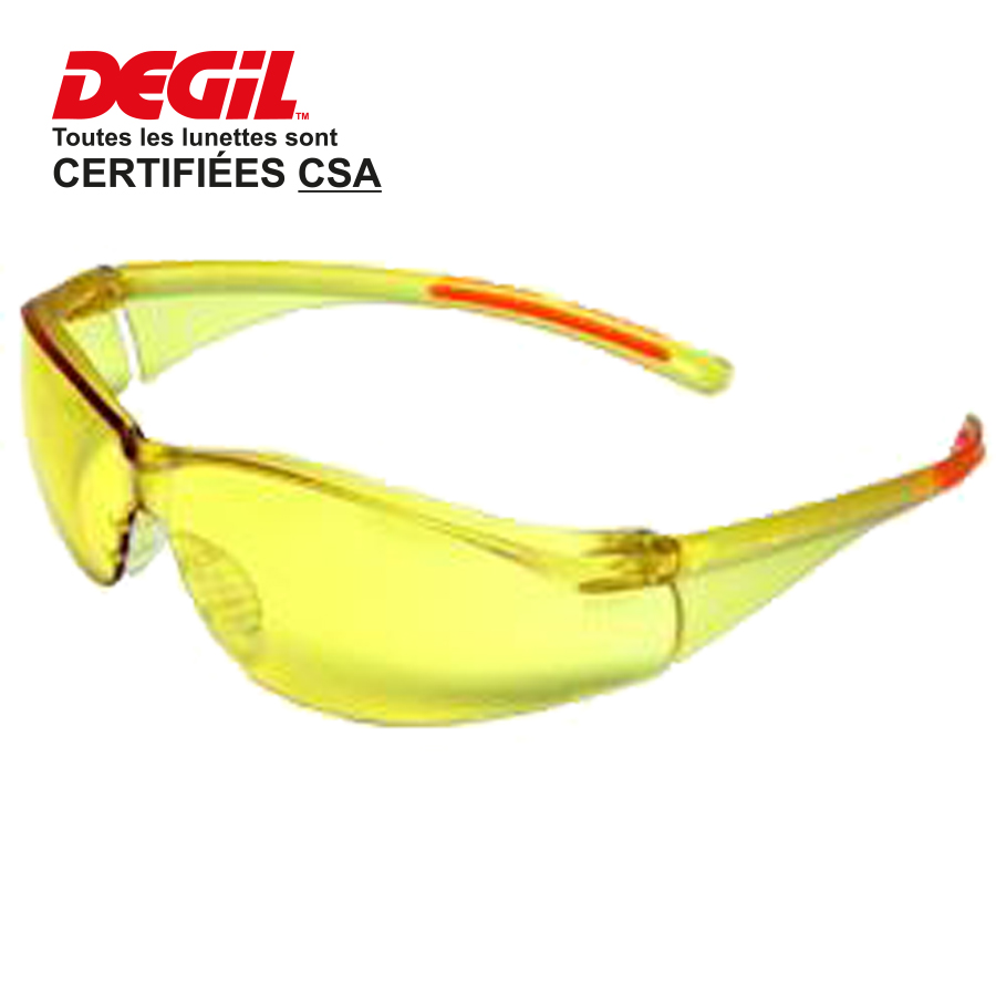LUNETTE,LENS JAUNE,AVEC COTE