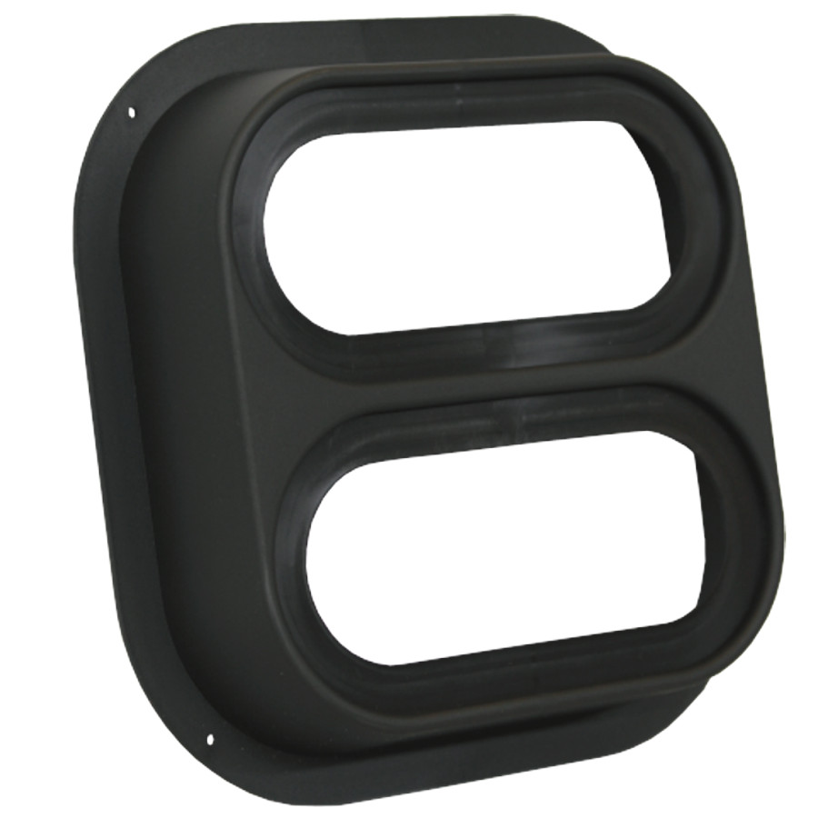 FIXATION PLAST/NOIR 2LUM .OVALE