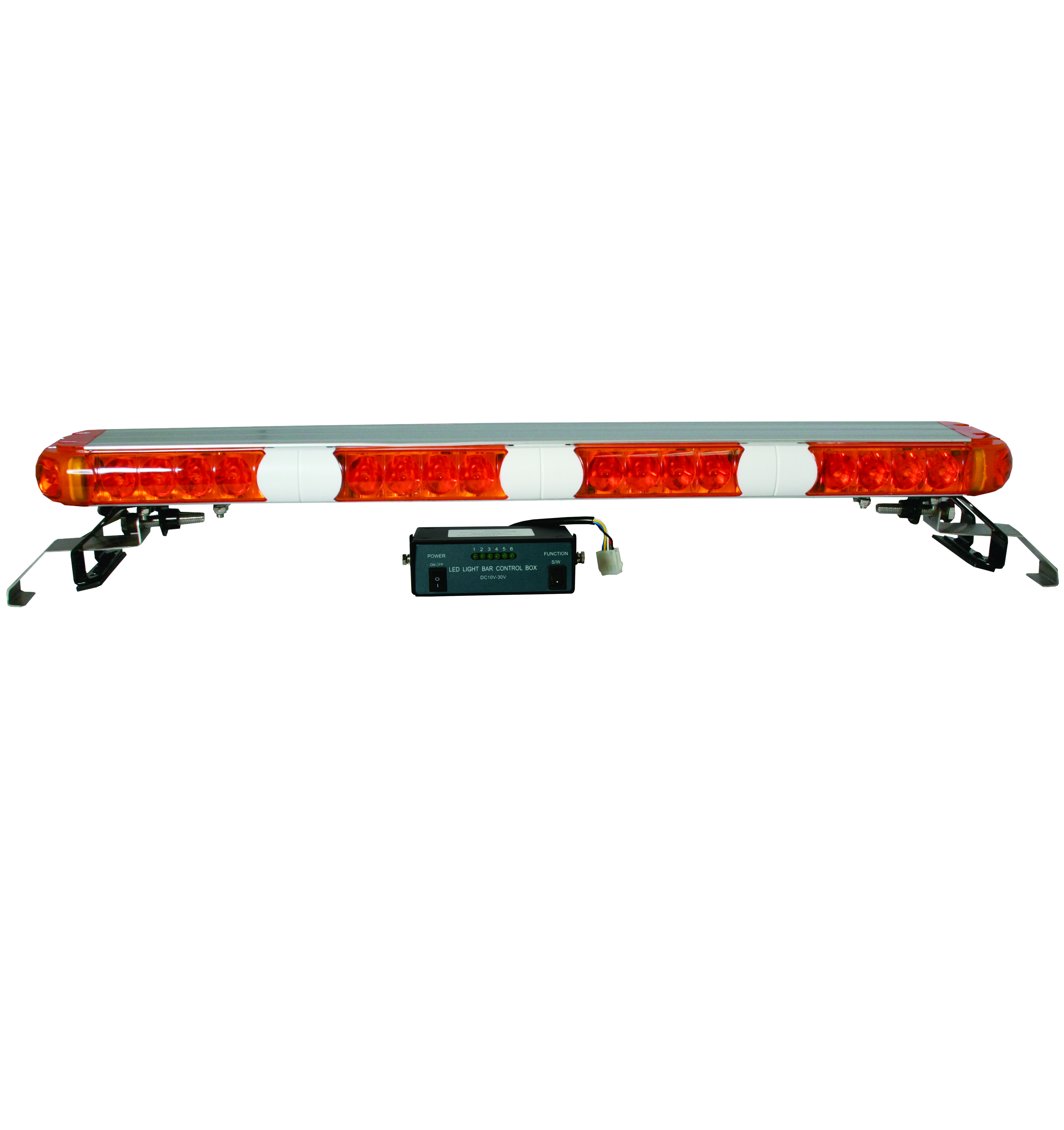 STROB LED AMBRE 23'',40X1 W.LED