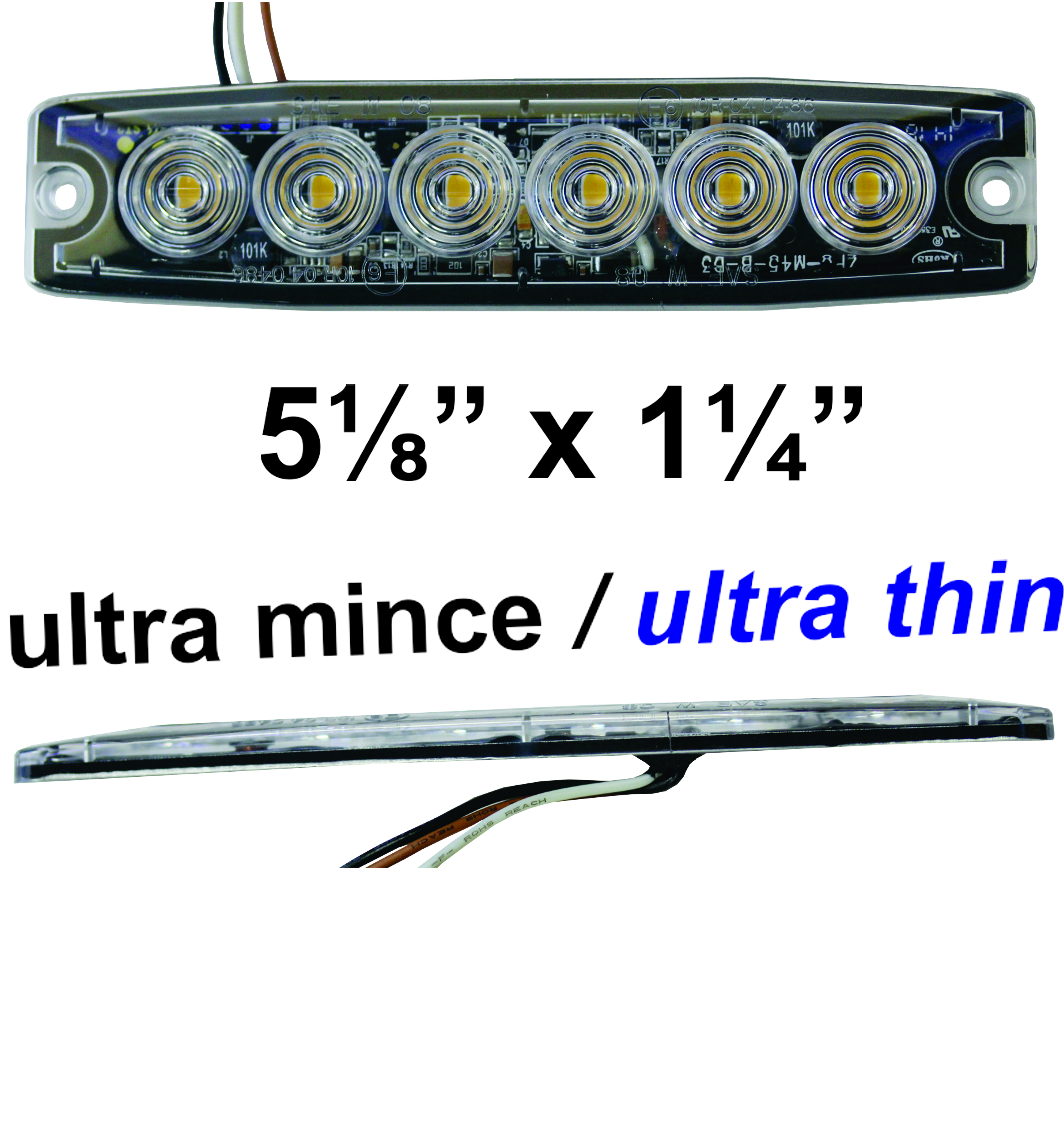 AVERTISSEUR LED AMBRE CL ASS1