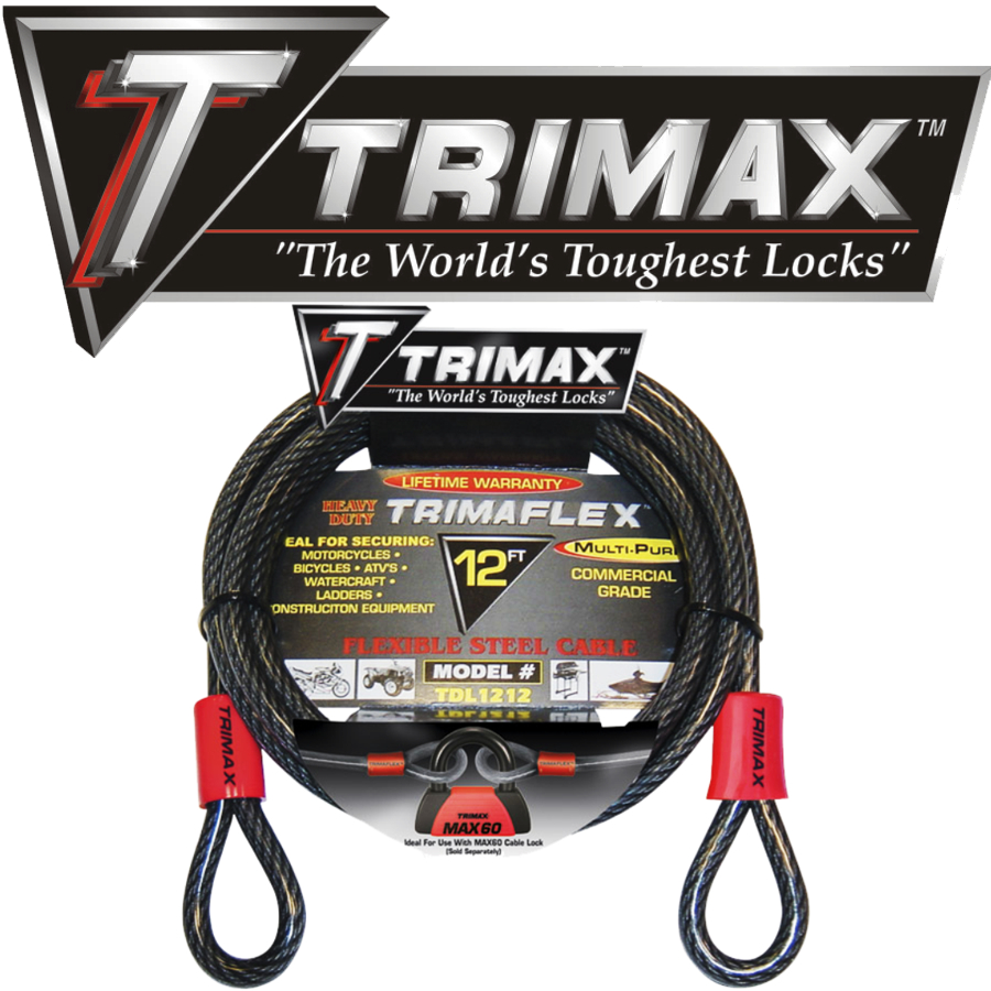 CABLE SECURITE 15'x10mm TRIMAX