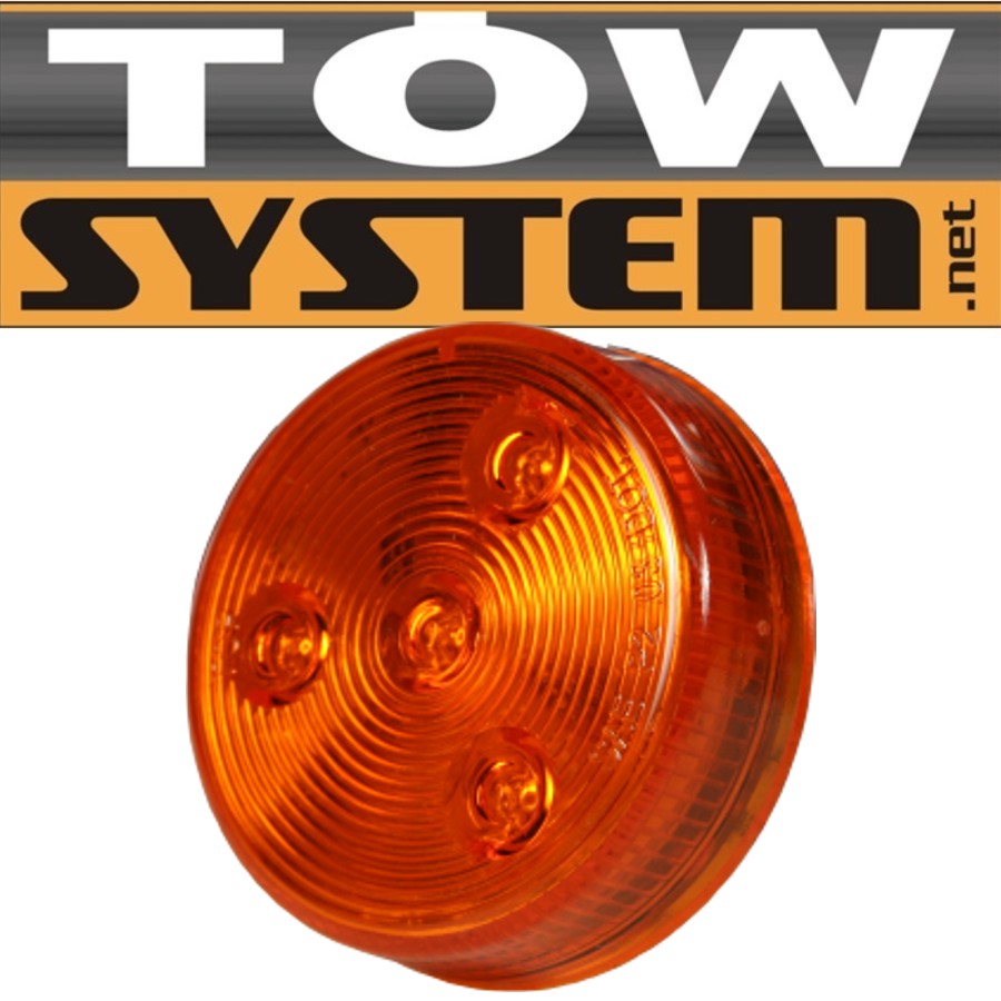 LUM.LED 2'',RONDE,AMBRE,S CELLE