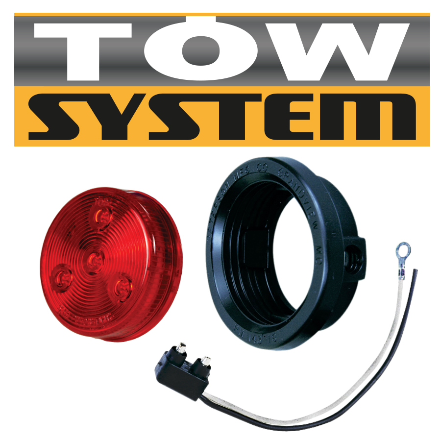 ENSEMBLE LUM.LED 2''RONDE COMPLROUGE
