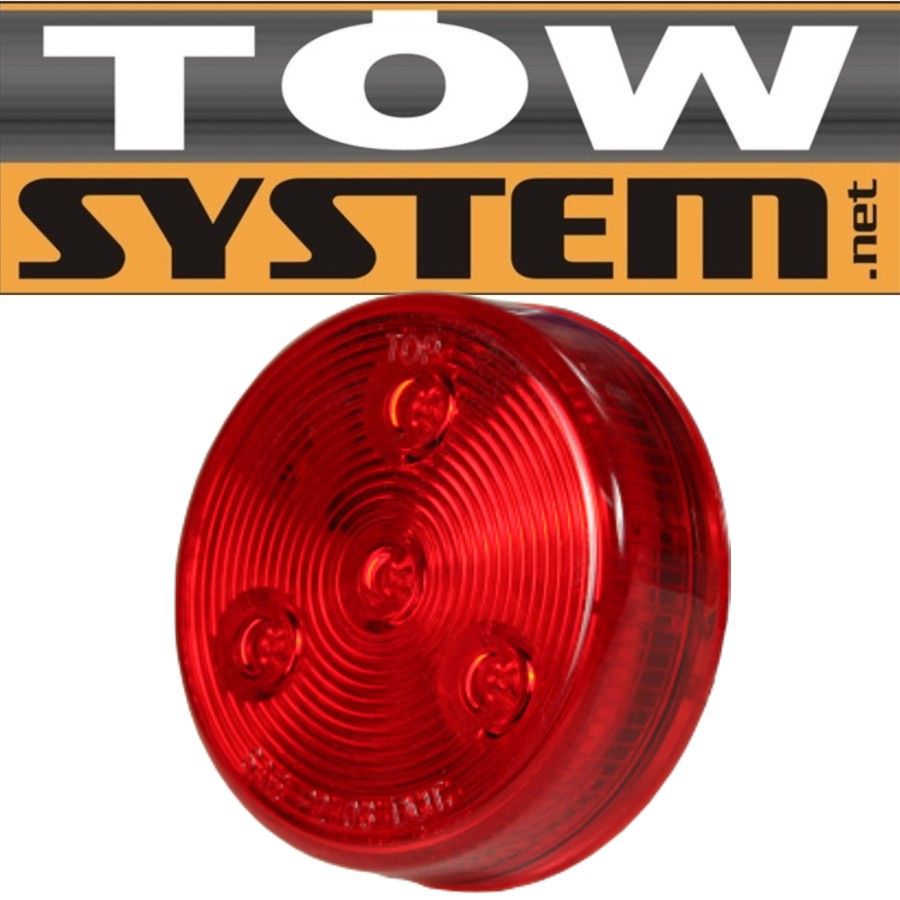 LUM LED 2'' RONDE,ROUGE,S CELLEE