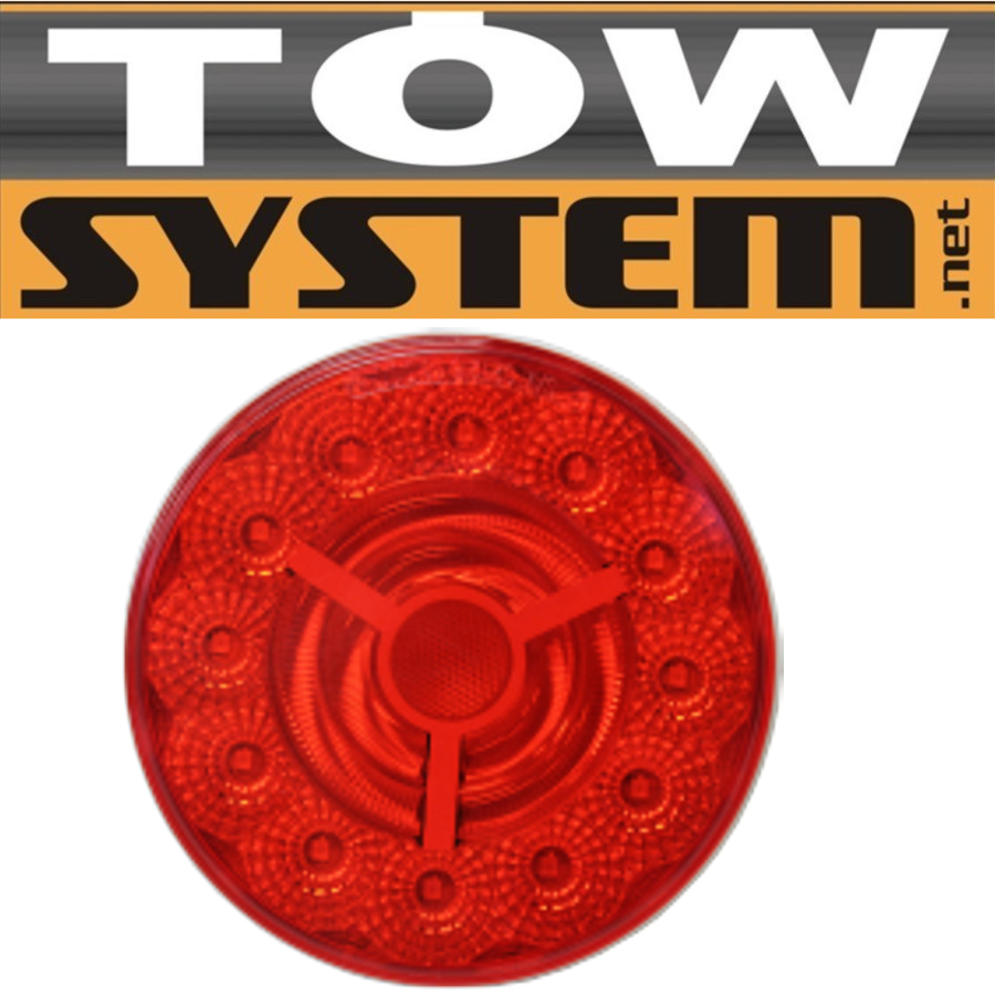 LUM.DE REM.RONDE,12 LEDS ,ROUGE