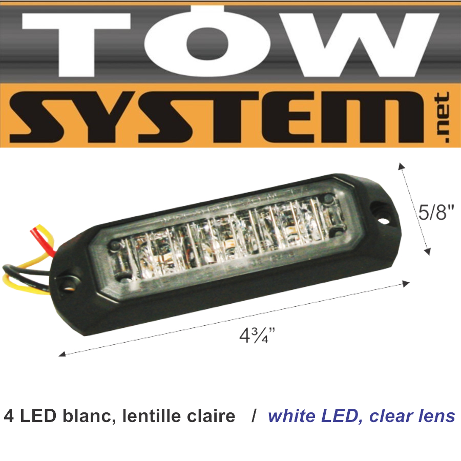 AVERTIS.4LED BLANC,19SEQ UENCES