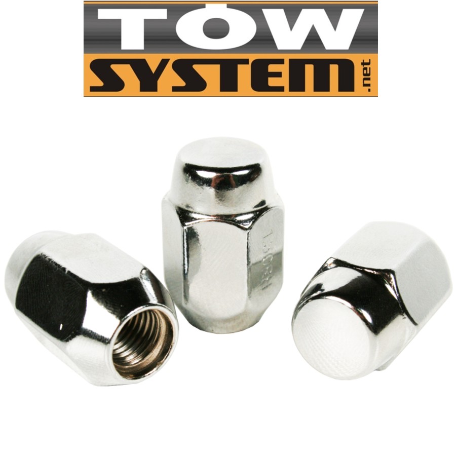 NOIX ROUE CHROME,1/2-20, 1.38L , box 13/16