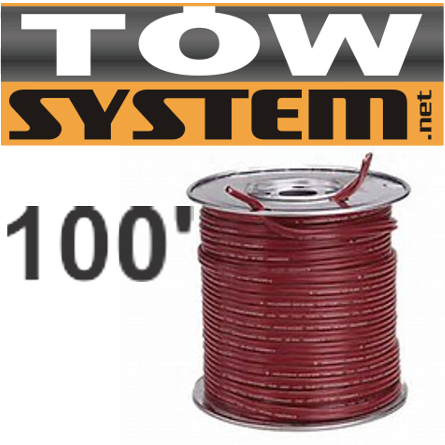 FIL 10 GA. ROUGE ROULEAU 100'