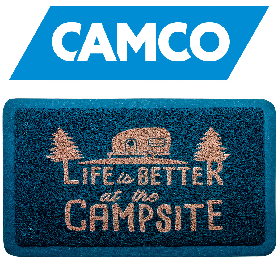 TAPIS D'ENTREE BLEU,26.5 ''X 15''