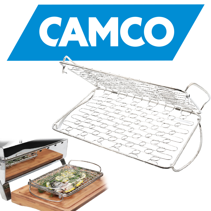 PANIER A POISSON EN ACIE R INOX14 1/2'' X 8 1/2''