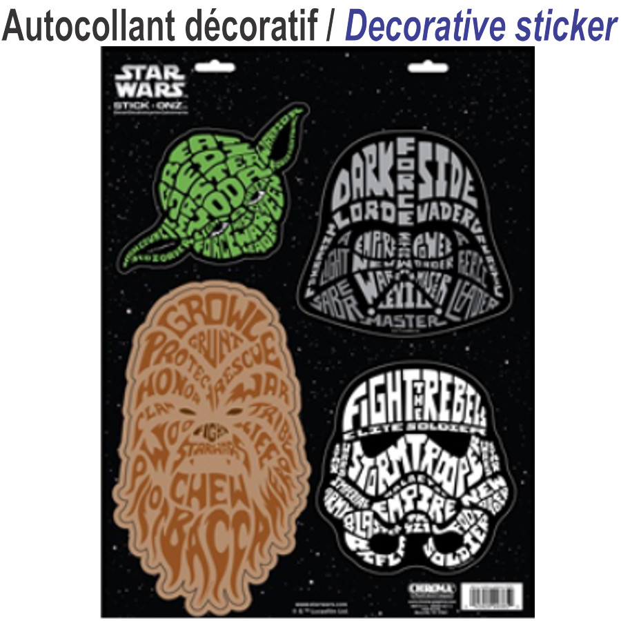 AUTOCOLLANT STAR WARS