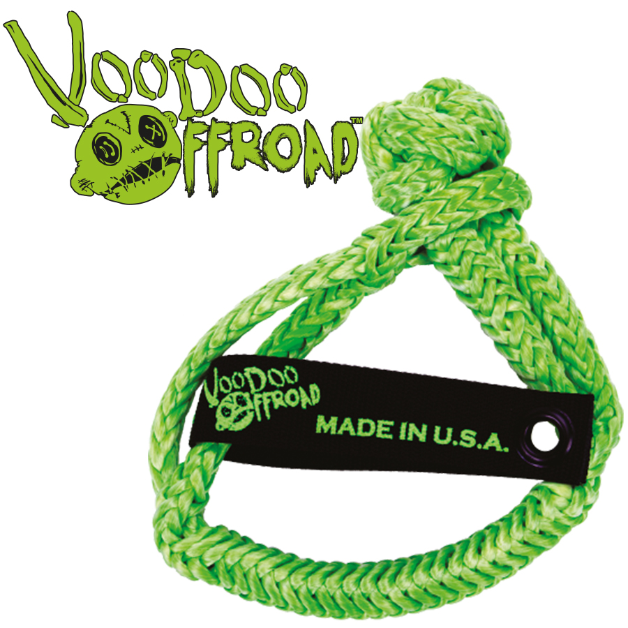 MANILLE SOUPLE,3/8'',7',2 5000LBVOODOO,VERTE