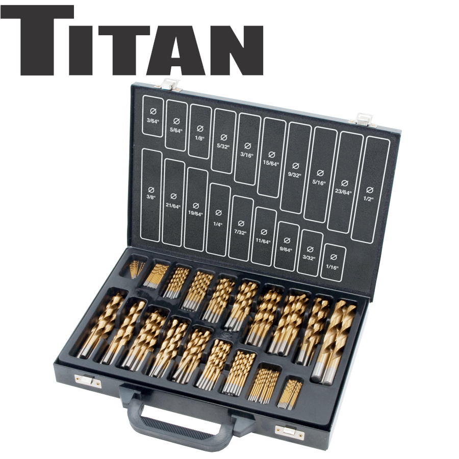 ENS. 170PCS DE FORETS AR EVETEMENT DE TITANE