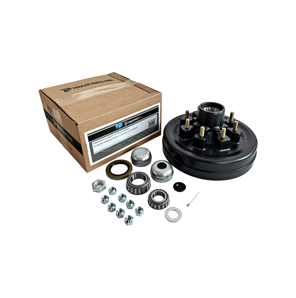 ENS. TAMBOUR 7K 8/6.5 (GOUJON 1/2'') EN BOITE